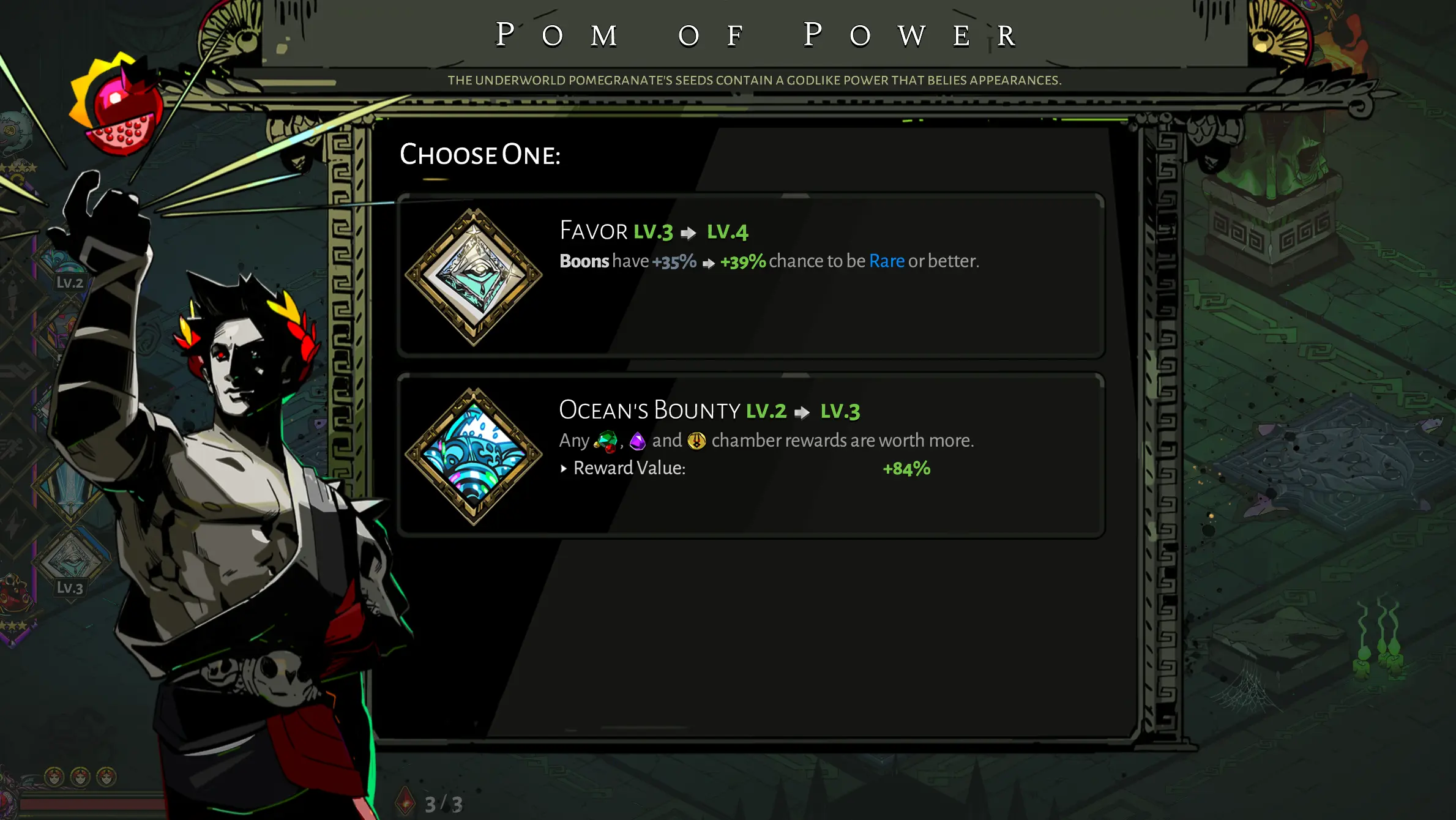 "More Pom Options" Mod for Hades